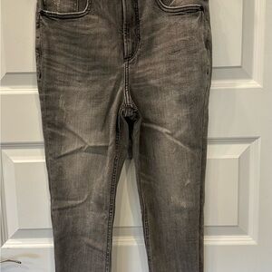 Express Light Gray Denim Jeans